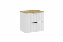 Aluskap Comad Adel White, 60 cm, valge/tamm