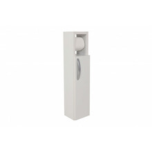 Vannitoakapp Kalune Design Star, 12 x 15 x 65 cm, valge