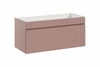 Vannitoa kapp Comad ICONIC ROSE 82-100-E-1S, roosa