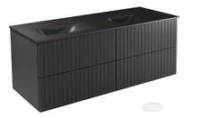 Vannitoakapp Besco Akya Linea, 52.5 x 131 x 50.7 cm, must