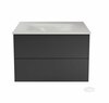 Vannitoakapp Besco Akya Classic, 52.5 x 76 x 50.7 cm, valge/hall/grafiit