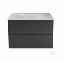 Vannitoakapp Besco Akya Classic, 52.5 x 76 x 50.7 cm, valge/hall/grafiit