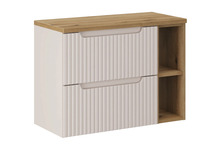 Vannitoakapp Comad Nova Cashmere Oak 80 tööpinnaga, 80 cm, tamm