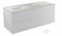 Vannitoakapp Besco Akya Classic, 52.5 x 131 x 50.7 cm, valge