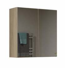 Vannitoakapp Top E Shop Pola 2DL, 22 x 60 x 60 cm, tamm/hallpruun
