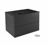 Vannitoakapp Besco Akya Linea, 52.5 x 66 x 50.7 cm, kroom/grafiit