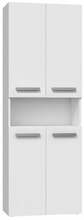Vannitoakapp Top E Shop NEL 2K DK BIEL, 30 x 60 x 174 cm, valge