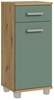 Vannitoakapp Forte Veris, 34.8 x 40.2 x 90.8 cm, tamm/roheline