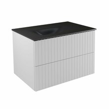 Vannitoakapp Besco Akya Linea, 52.5 x 76 x 50.7 cm, valge/kroom/grafiit