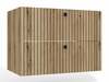 Valamualune vannitoakapp Top E Shop Tigo 80 2S, 45.5 x 80 x 57 cm, tamm