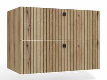 Valamualune vannitoakapp Top E Shop Tigo 80 2S, 45.5 x 80 x 57 cm, tamm