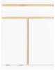 Vannitoakapp Sobuy BZR79-W, pesukorvidega, 71 x 33 x 85 cm, valge/heledapruun