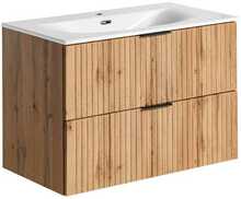 Vannitoamööbli komplekt Comad ADO SKY, 80 cm, tamme värvi