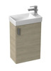 Valamu koos kapiga Jika Petit H45J5111755141, 41 x 66 x 23 cm, tuhk