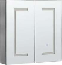 Vannitoakapp Beliani Mazarredo, 12 x 60 x 60 cm, must