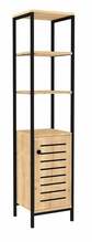 Vannitoakapp Kalune Design Gala, 34 x 38 x 162.2 cm, tamm/must