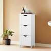 Vannitoakapp Vasagle BBC50WT, 3 sahtliga, 32 x 30 x 81 cm, matt valge