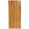 Vannitoakapi plaat vidaXL, 114 x 52 x 2.5 cm, pruun