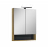 Vannitoakapp Masterjero Lamello Natural Oak, 18.8 x 60 x 79.7 cm, pruun