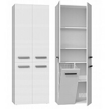 Vannitoakapp Top E Shop Nel, 30 x 60 x 174 cm, valge