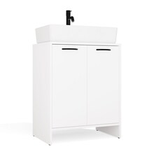 Valamualune vannitoa kapp Top E Shop Nina 2DUM, 40 x 60 x 74 cm, valge