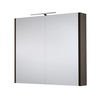 Peegelkapp Raguvo Baldai Scandic, 80 cm, must tamm