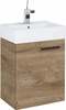 Vannitoakapp Elita Tiny, 30.5 x 45 x 61 cm, tamm/valge