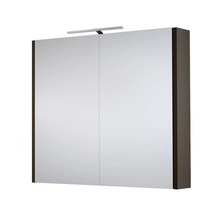 Peegelkapp Raguvo Baldai Scandic, 80 cm, must tamm