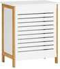 Pesukorv Sobuy FSS66-WN, 50 x 30 x 60 cm, valge/pruun