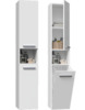 Vannitoakapp TOP E SHOP NEL III, 31 x 30 x 174 cm, valge