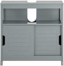 Vannitoa kapp Sobuy FRG128-SG, 60 x 30 x 60 cm, hall