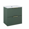 Valamu ja kapi komplekt Elita Astra 60, 61.5 x 39.4 x 55 cm, roheline