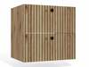 Valamualune vannitoakapp Top E Shop Tigo 60 2S, 45.5 x 60 x 57 cm, tamm