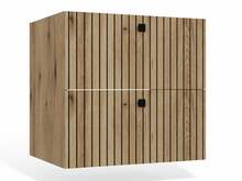 Valamualune vannitoakapp Top E Shop Tigo 60 2S, 45.5 x 60 x 57 cm, tamm