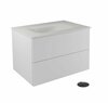 Vannitoakapp Besco Akya Classic, 52.5 x 66 x 50.7cm, valge/must