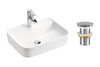 Vannitoa valamu Comad Magic 50, 50 x 40 x 15 cm, Click-Clack korgiga