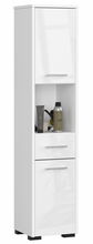 Vannitoakapp Akord Fin 30 2D, 30 x 30.4 x 140 cm, valge