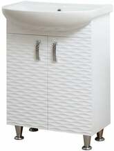 Vannitoakapp Sanservis 3D-60, 44 x 60 x 84.5 cm, valge