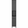 Vannitoakapp Germania GW-ARCENA Cupboard 1393-547, 30 x 190 cm, antratsiit