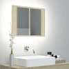 Vannitoakapp LED 60, pruun