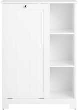 Vannitoakapp Sobuy BZR105-W, 60 x 37 x 86 cm, valge/hõbedane