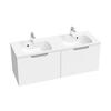 Valamualune kapp Ravak SD Classic II 1300, 130 cm, valge/hall