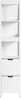 Vannitoakapp Sobuy FRG126-W, 30 x 30 x 144 cm, valge