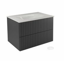 Vannitoakapp Besco Akya Linea, 52.5 x 66 x 50.7 cm, hõbe/must/grafiit