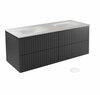 Vannitoakapp Besco Akya Linea, 52.5 x 131 x 50.7 cm, valge/grafiit