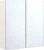 Peegelkapp Beliani Navarra, 14 x 60 x 60 cm, valge