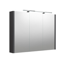 Peegelkapp Raguvos Baldai Urban, LED valgustusega, 100 cm, hall matt