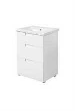 Vannitoa alumine kapp Sanservis Trio 60, 43 x 60 x 80 cm, valge