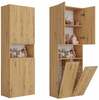 Vannitoakapp Top E Shop NEL DK 2K, 30 x 60 x 174 cm, pruun
