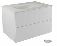 Vannitoakapp Besco Akya Classic, 52.5 x 76 x 50.7 cm, valge/kroom